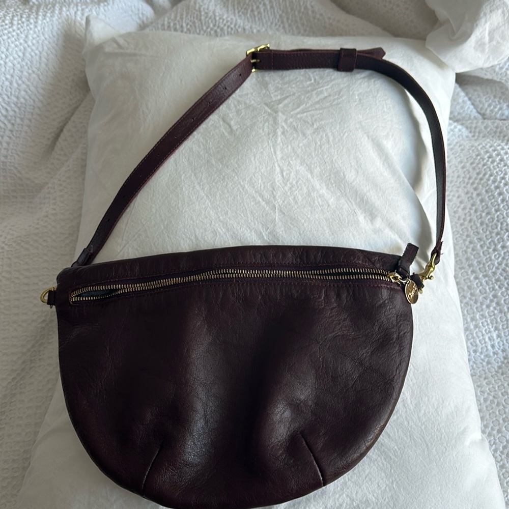 Clare V Grande Fanny in like a Merlot/Burgundy color. Gently used.